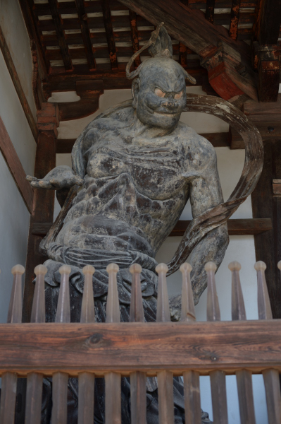 日本最古の金剛力士像吽形