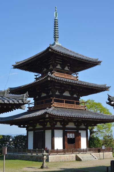 法起寺の三重塔