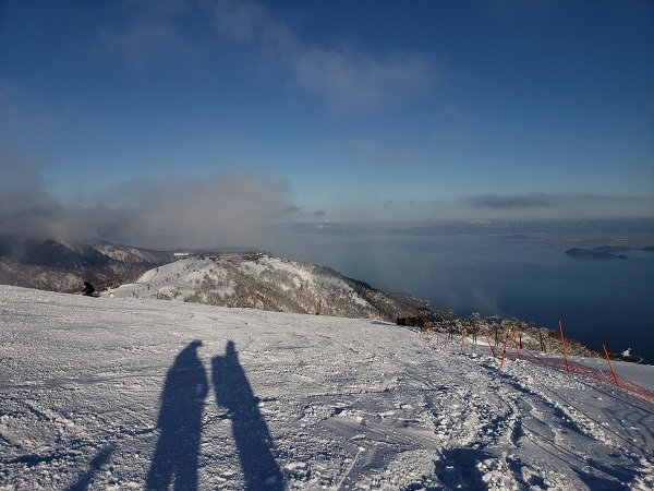 雪の比良山系ハイキング