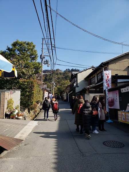 銀閣寺の参道