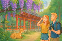 Evening｜Stroll Through the Beautiful Vermilion Halls of Kasuga Taisha