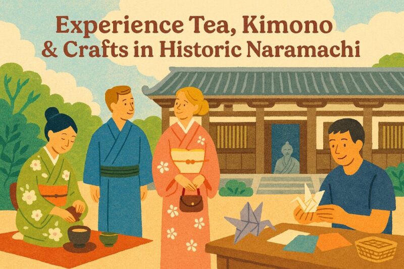 Experience Tea, Kimono & Crafts in Historic Naramachi